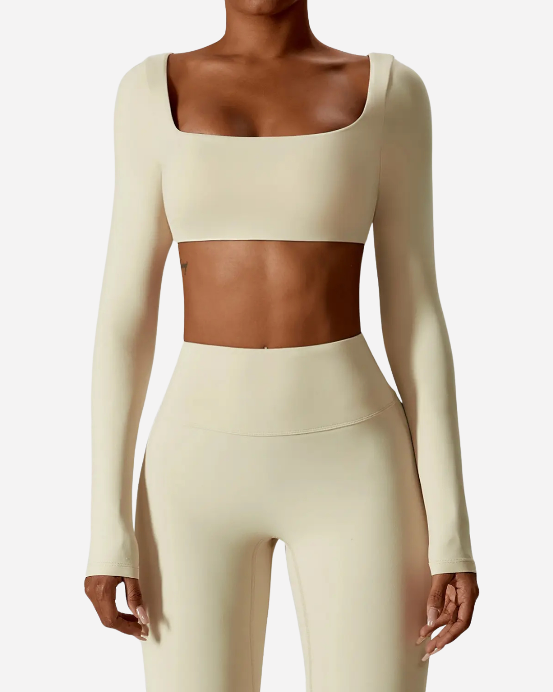 Scoop Long Sleeve Crop